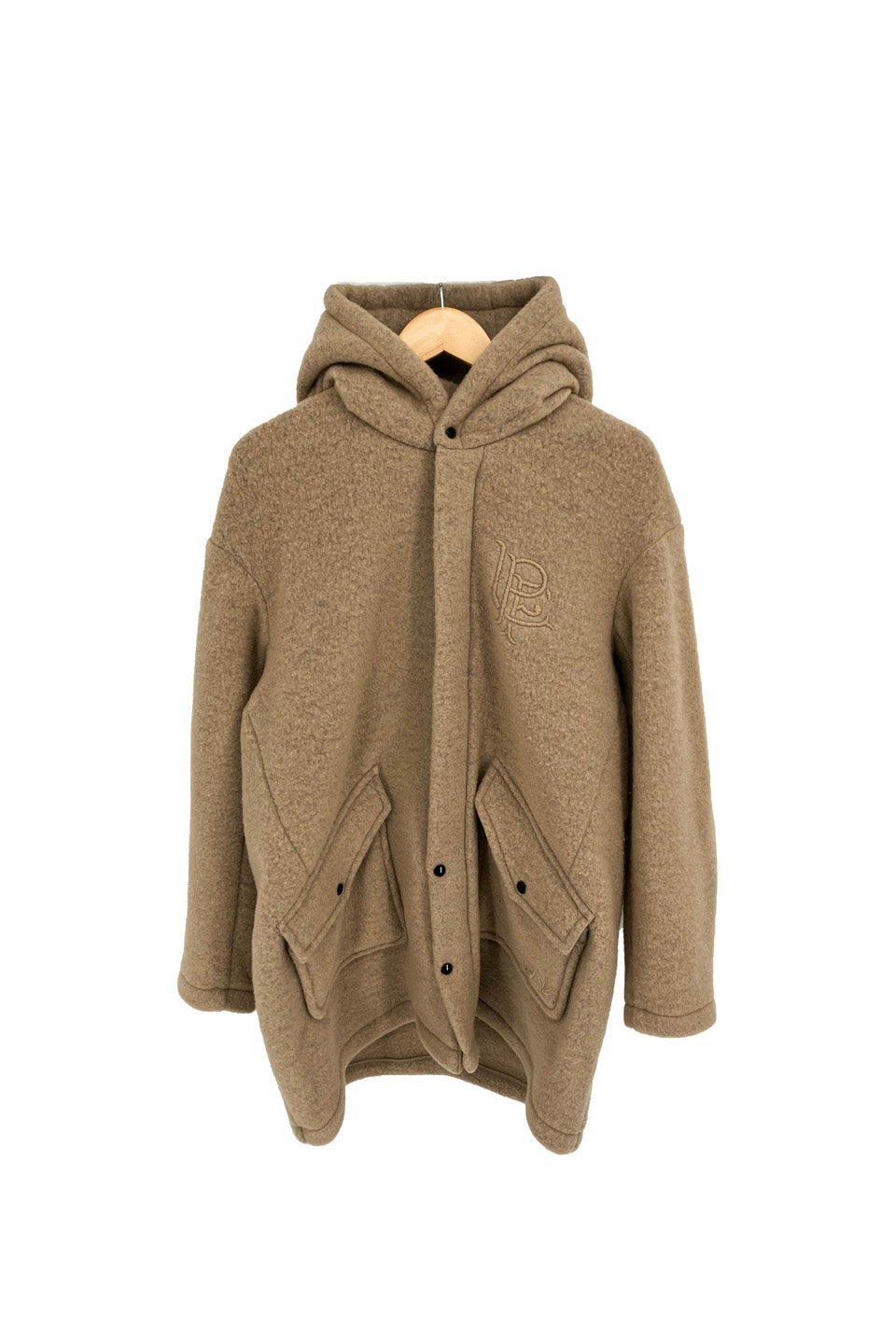 LUCIEN PELLAT-FINET - Wool Boa Fleece Oversize Hood Coat ルシアン 