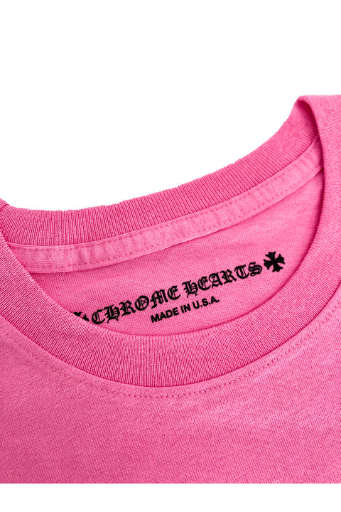 Chrome Hearts Scroll Label Back Print T-shirt-tee-chrome hearts-pink-Luciall