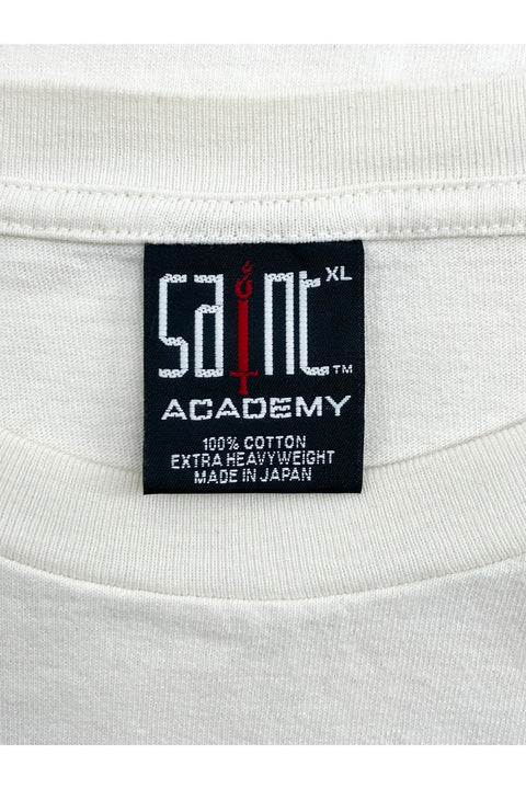 Saint Mxxxxxx x Shermer Academy Oreo Short Sleeve Tee SM-A22-0000-057-tee-SAINT MXXXXXX-white-Luciall