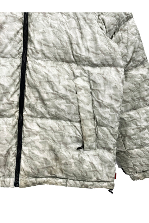 Supreme x The North Face 19AW Paper Print Nuptse Jacket NF0A3SDD-Jacket-Supreme-gray-Luciall