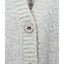Oversized Cotton Nylon Pile Knit Cardigan-cardigan-MAISON MARGIELA-white-Luciall