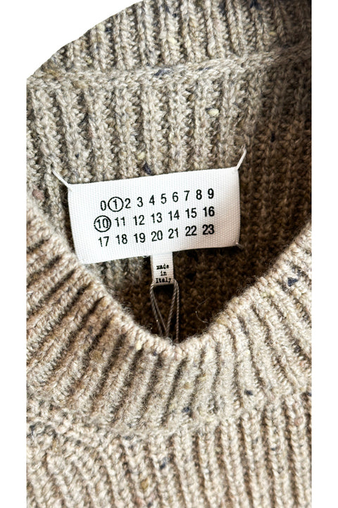 Crewneck Knit-knit-MAISON MARGIELA-beige-Luciall