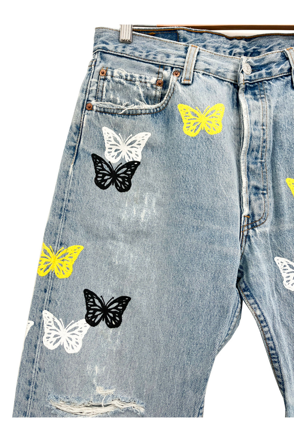 About Dreams アバウトドリームズ Butterfly Denim バタフライペイント ...