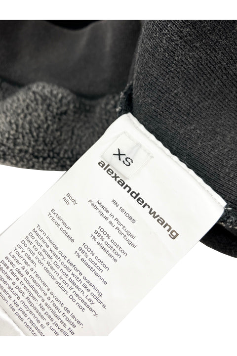 Alexander Wang Classic Crew Neck Sweatshirt With Sporty Logo-sweat-Alexander Wang-XS-Luciall